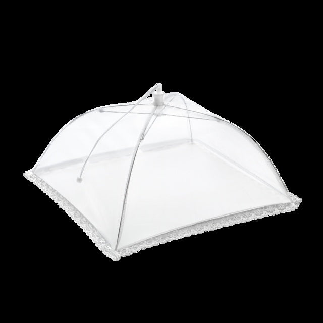 Fliegenhaube weiß 35 cm – faltbar & luftdurchlässig