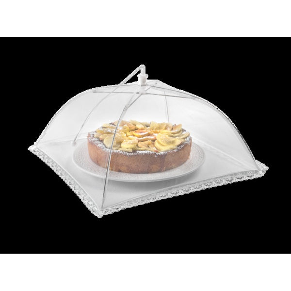 Fliegenhaube weiß 35 cm – faltbar & luftdurchlässig - 2