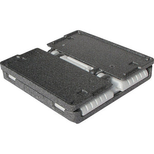 Flip-Box Isolierbox 23l - Weiß / Schwarz