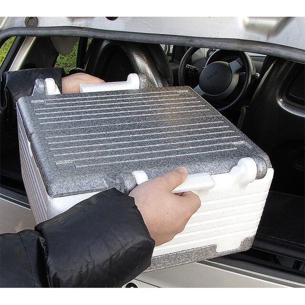 Flip-Box Isolierbox 23l - Weiß / Schwarz - 5