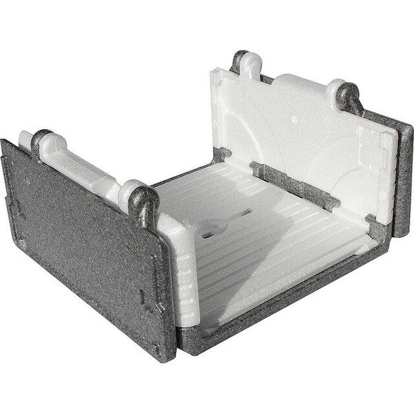 Flip-Box Isolierbox 23l - Weiß / Schwarz - 6