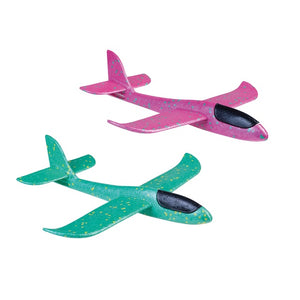 Flugzeug zum Gleiten - Foam Glider in Pink & Grün