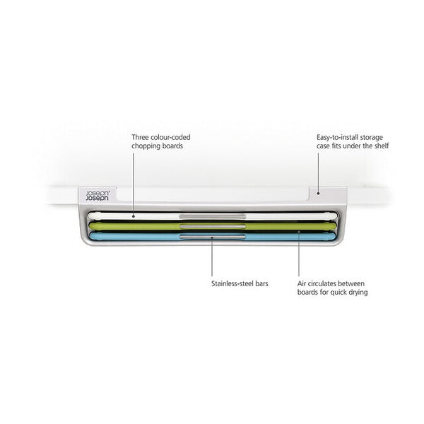 Folio Slim Regaleinhänge-Schneidebrett 3-tlg. - 8