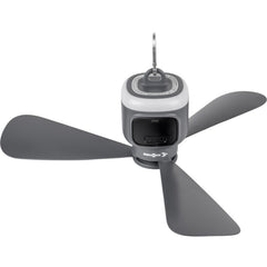 Frescofan Tischventilator, grau – 20h Akku