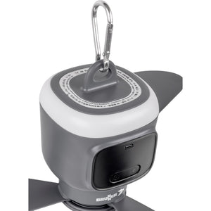 Frescofan Tischventilator, grau – 20h Akku - 6