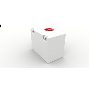 Frischwassertank 50 l mit Reinigungsöffnung und Stutzen - 2