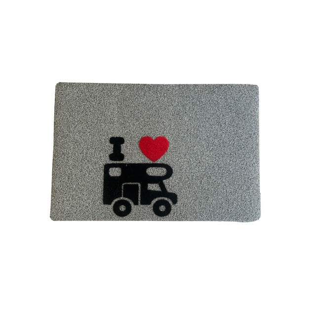 Fußmatte Flock Camper – Grau 60x40 cm