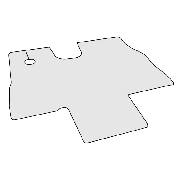 Fußmatte Gummi für Ducato X250 (07/2006–05/2014)