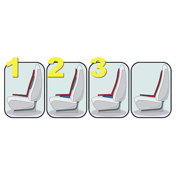 Ganzsitzauflage SITBACK BASIC light – schwarz - 4