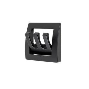 Garderobenhalter 3-fach schwarz matt