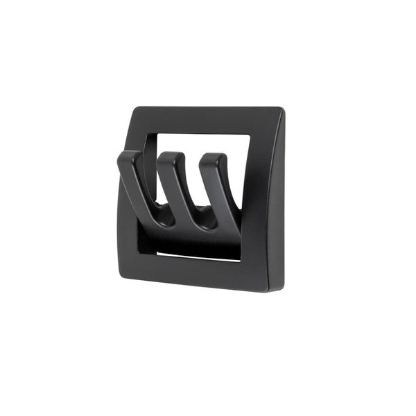 Garderobenhalter 3-fach schwarz matt