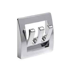 Garderobenhalter klappbar 2-fach silber