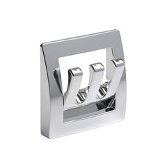 Garderobenhalter klappbar chrom hochglanz 2-fach