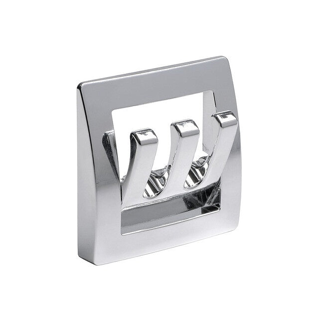 Garderobenhalter klappbar chrom hochglanz 2-fach