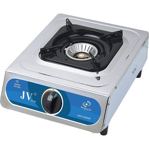 Gaskocher JV-04s 3‑flammig – grau/blau