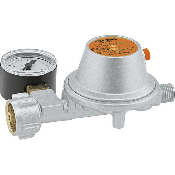 Gasregler GOK Caramatic BasicOne 50 mbar mit Manometer
