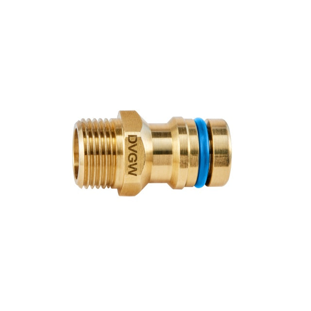 GEKA Gerätestecker Trinkwasser G1/2 Messing DVGW