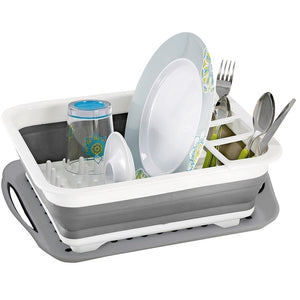 Geschirrabtropfer Brunner grau faltbar max 60 Zeichen