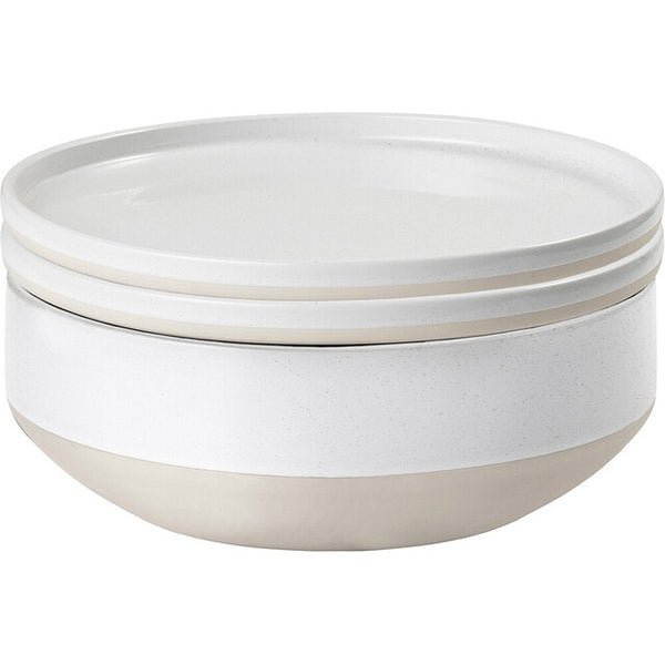 Geschirrset BRUNNER Odette 6 in 1, weiß/grau - 6