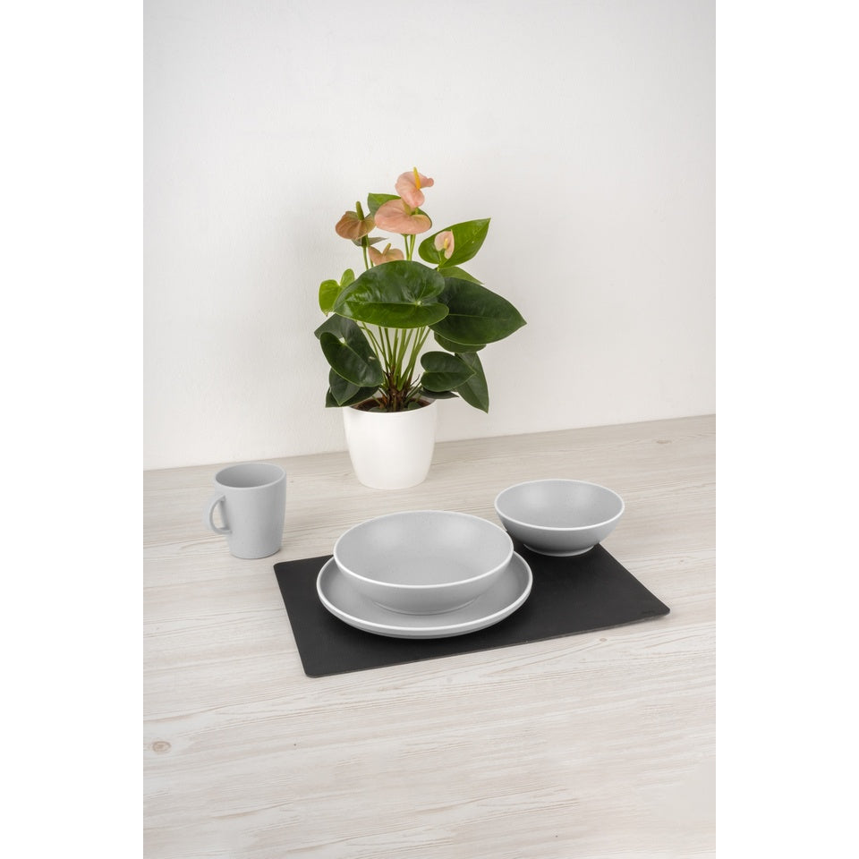 Geschirrset Dolomit 11-tlg. für 2 Personen