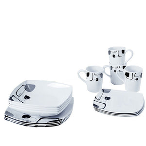 Geschirrset Melamin Brunner Enigma 16-tlg.