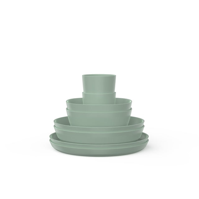 Geschirrset Silueta 8-tlg. Nordic Sage