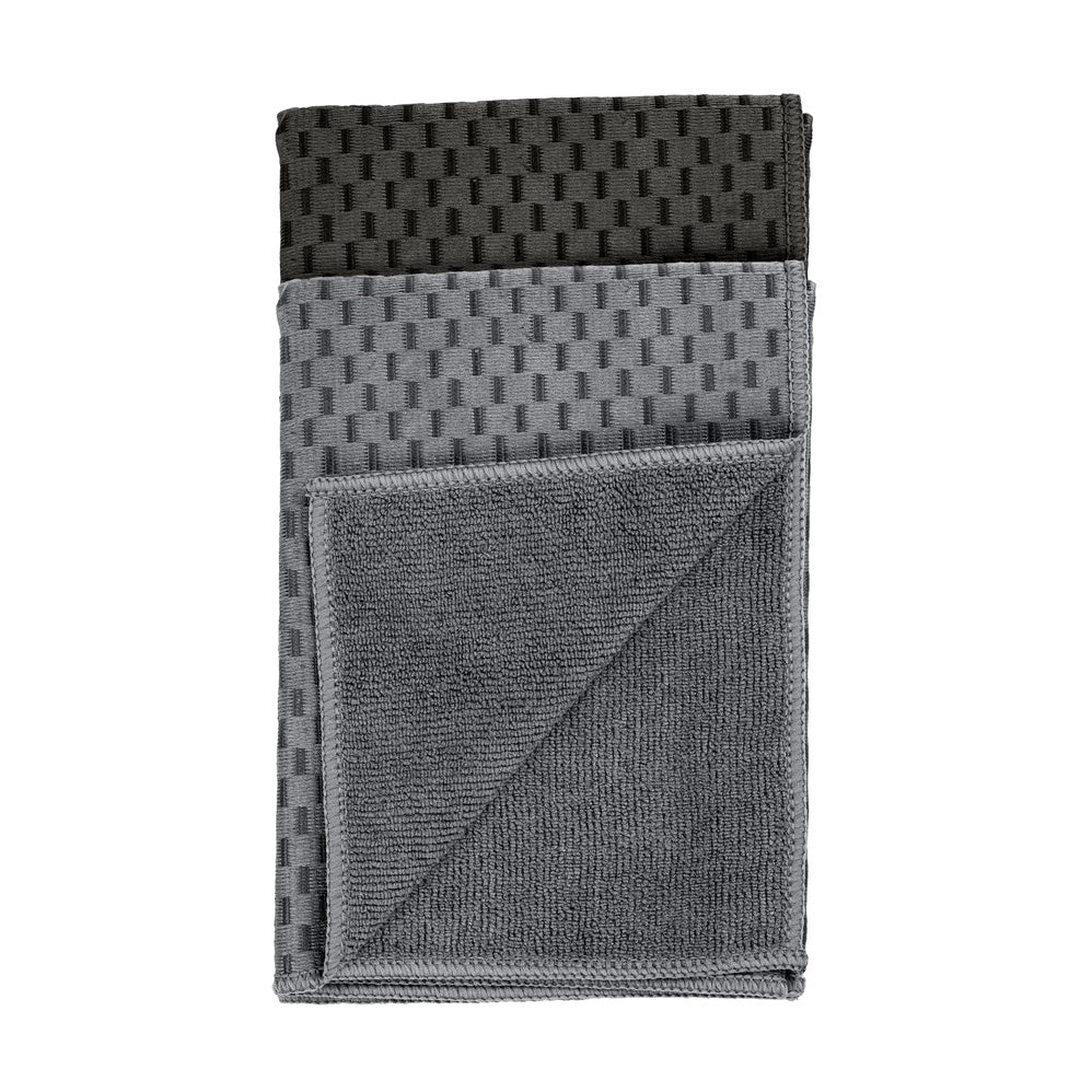 Geschirrtücher WENKO Mikrofaser schwarz 2er Set