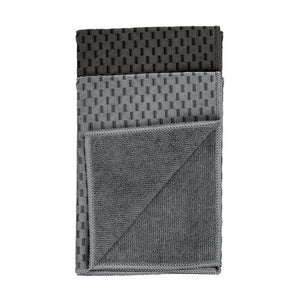 Geschirrtücher WENKO Mikrofaser schwarz 2er Set