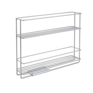 Gewürzregal In & Out Silber – klebend & ausziehbar