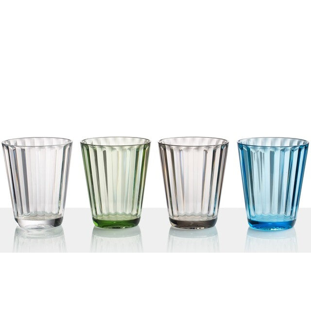 Gläser-Set BRUNNER Jazz 4-tlg. | Mehrfarbig und robust