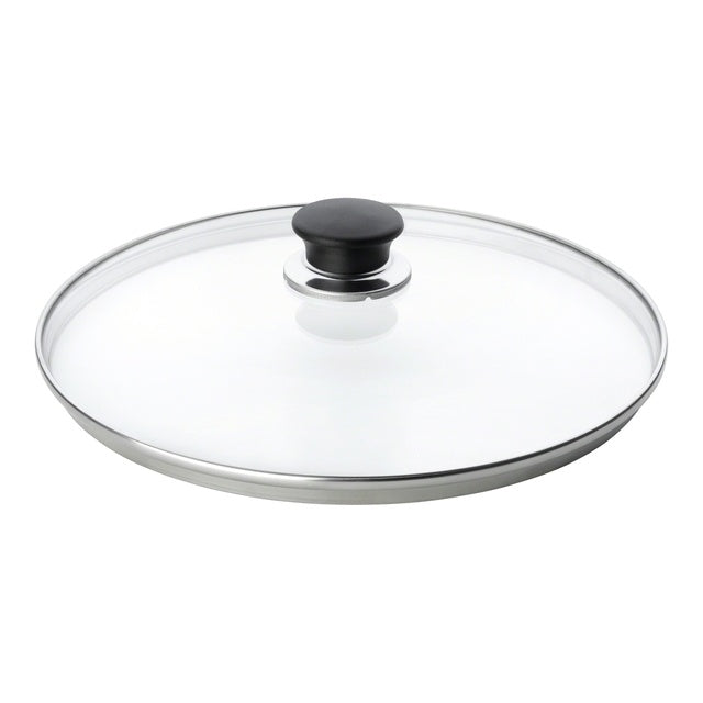 Glasdeckel 28 cm | BALLARINI – Edelstahlrand