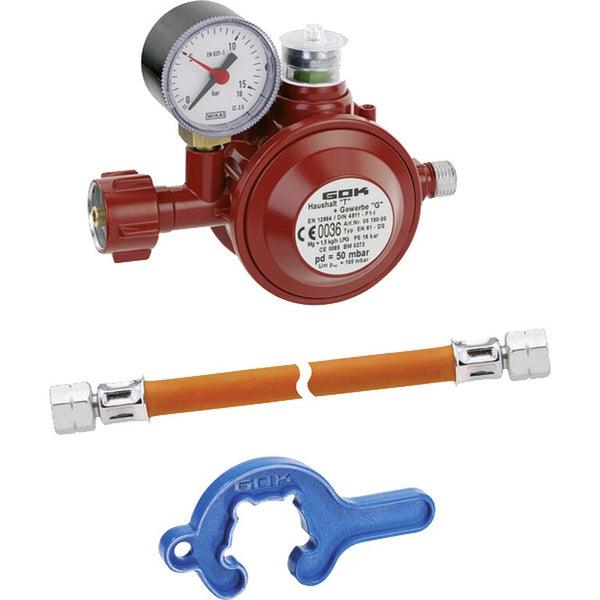 GOK Einflaschenanlage EN61-DS mit Schlauch