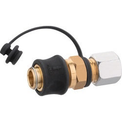 GOK Steckkupplung SKU-QR RVS8 Messing