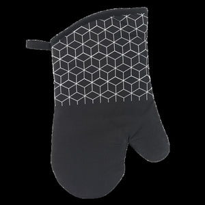 Grillhandschuh schwarz | Baumwolle, CE-zert.