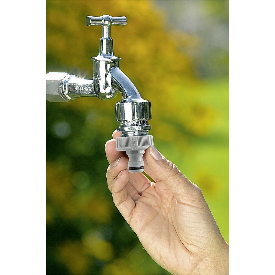 Hahnverbinder Gardena 21 mm für Wasseranschlüsse