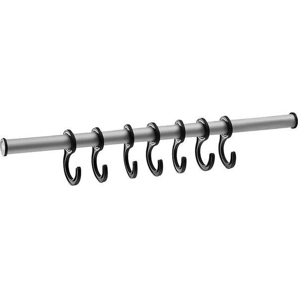 Hakenleiste Rapik 7 Haken Metall grau