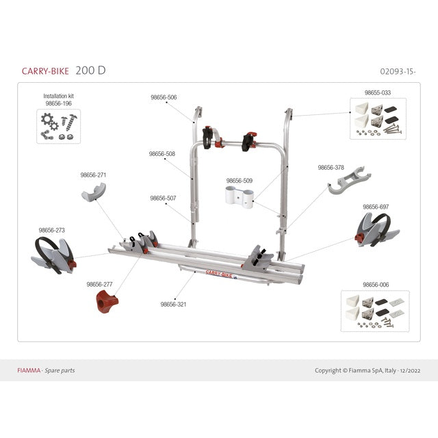Halteschuh rechts für Rail Premium Schiene