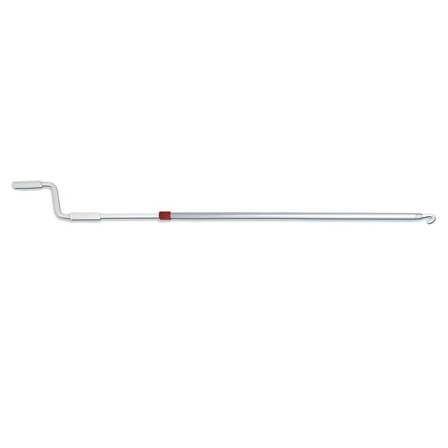 Handkurbel Teleskop 154-240 cm grau