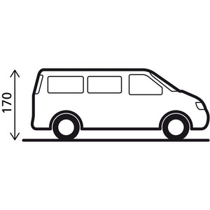 Heckklappenzelt BRUNNER für VW Caddy 5 grau - 3