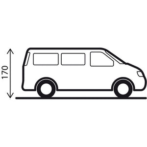 Heckklappenzelt für VW Caddy 4 und T5/T6 - BRUNNER - 9