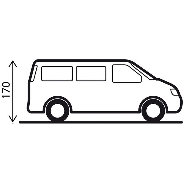 Heckklappenzelt für VW Caddy 4 und T5/T6 - BRUNNER - 9
