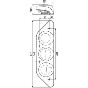 Heckleuchte Hella 12V links - Multifunktionsleuchte - 2