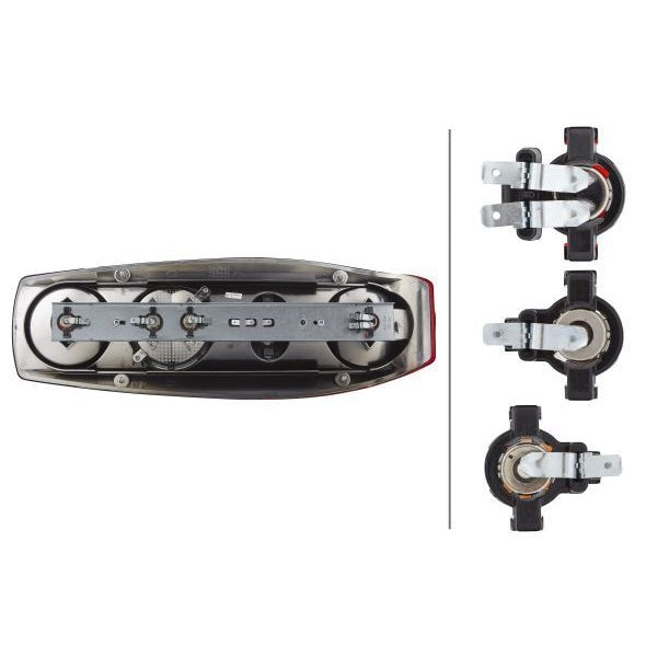 HELLA Caraluna II Plus Heckleuchte links, rot - 2