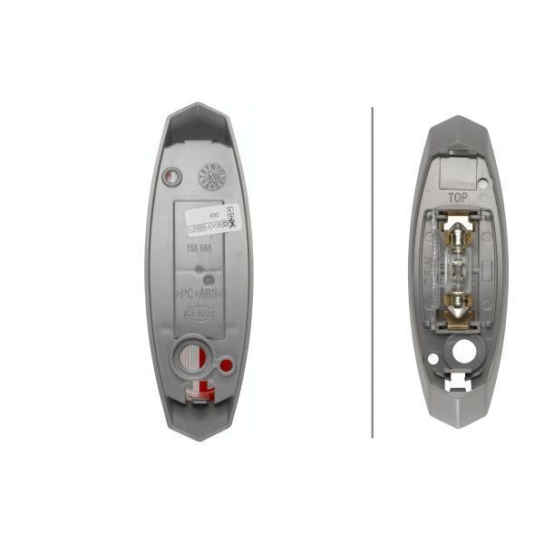 HELLA Umrissleuchte senkrecht 12 V 5 W 12,2 x 3,9 x 2,9 cm für links und rechts