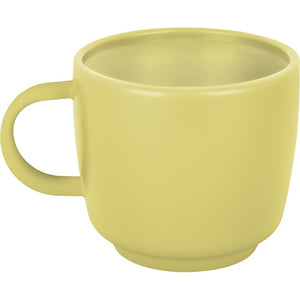 Henkelbecher Cappuccino Dolomit – Gelb