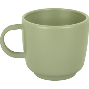 Henkelbecher Cappuccino Dolomit – grün