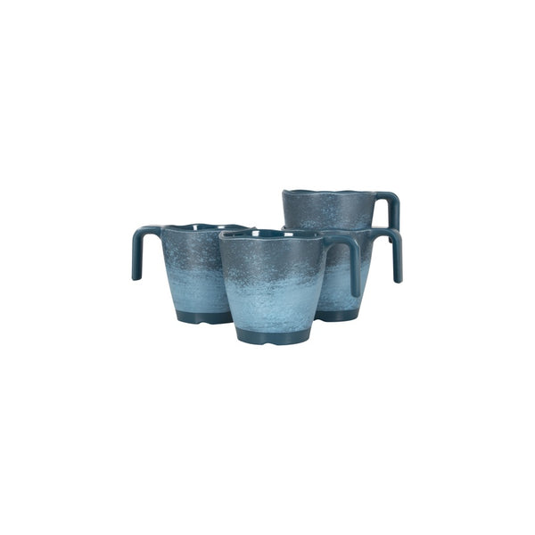 Henkelbecher Melamin dunkelblau 300ml | gimex