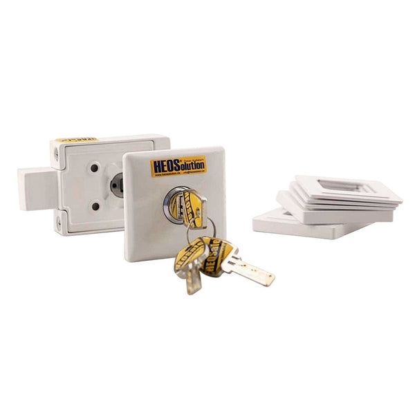 HEOSafe Türsicherung Set für Kastenwagen, weiß - 5