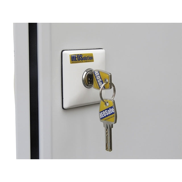 HEOSafe Zusatzschloß 3er Set gleichschließend weiß