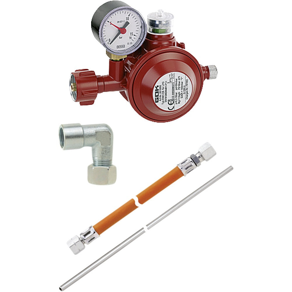 Herdanschluss-Set GOK EN61-DS Regler mit Schlauch
